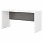 Bush Business Furniture Echo 60"W Credenza Desk, Pure White/Modern Gray (KI60506-03)~#|#~sp172325131_sc7