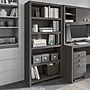 Bush Business Furniture Echo 5 Shelf Bookcase, Charcoal Maple (KI60304-03)~#|#~sp172325370_sc7