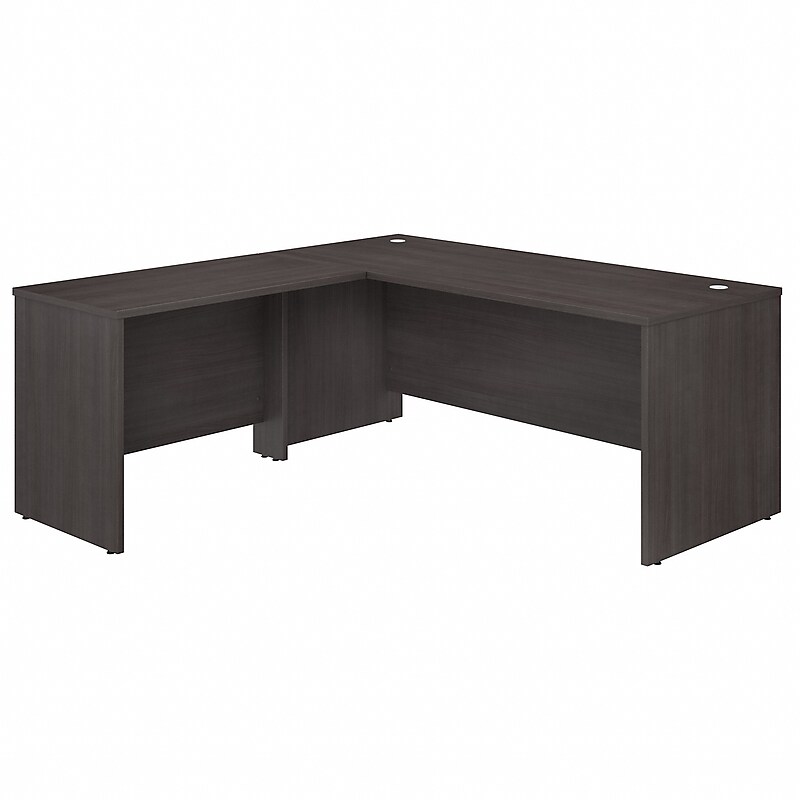Bush Business Furniture Studio C 72"W L Shaped Desk with Return, Storm Gray (STC049SG) image 1