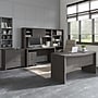 Bush Business Furniture Echo 60"W Credenza Desk, Charcoal Maple (KI60306-03)~#|#~sp172325449_sc7