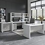 Bush Business Furniture Echo 5 Shelf Bookcase, Pure White/Modern Gray (KI60504-03)~#|#~sp172325500_sc7