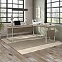Bush Business Furniture Hybrid 72"W L Shaped Table Desk with Metal Legs, Modern Hickory (HYB026MH)~#|#~sp172325781_sc7