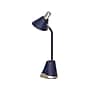 Sheffield Labs JAMES LED Desk Lamp, 18", Matte Blue/Gold (TL343Q)~#|#~sp172359110_sc7