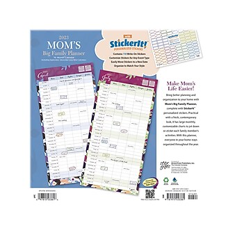 2023 StarGifts Mom's Big Family 12" x 12" Monthly Wall Calendar (9781975453381)