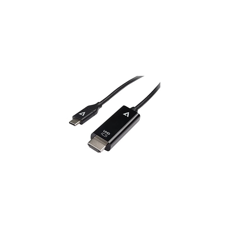 V7 3.3' USB C to HDMI Audio/Video Cable, Black (V7UCHDMI-1M) image 1