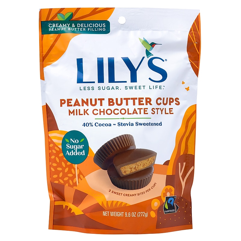 Lily's Milk Chocolate Peanut Butter Cups, 9.6 oz. (220-02042) image 1