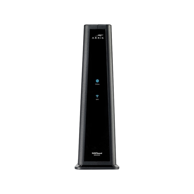 Arris SURFboard SBG8300 Desktop DOCSIS 3.1 Cable Modem & Wi-Fi Router, Black (1000656) image 1