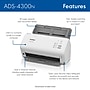 Brother ADS-4300N Duplex Document Scanner, Gray~#|#~sp172814859_sc7