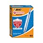 BIC PrevaGuard Round Stic Ballpoint Pen, Medium Point, Blue Ink, 60/Pack (GSAM60-BLU)~#|#~sp173044067_sc7