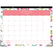 2023 Blue Sky Day Designer Peyton White 17" x 22" Monthly Desk Pad Calendar (103631-23)