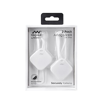 Vivitar MagVault AirTag Loop with Strap, Assorted Colors, 2/Pack (MAG4001ASST3524)
