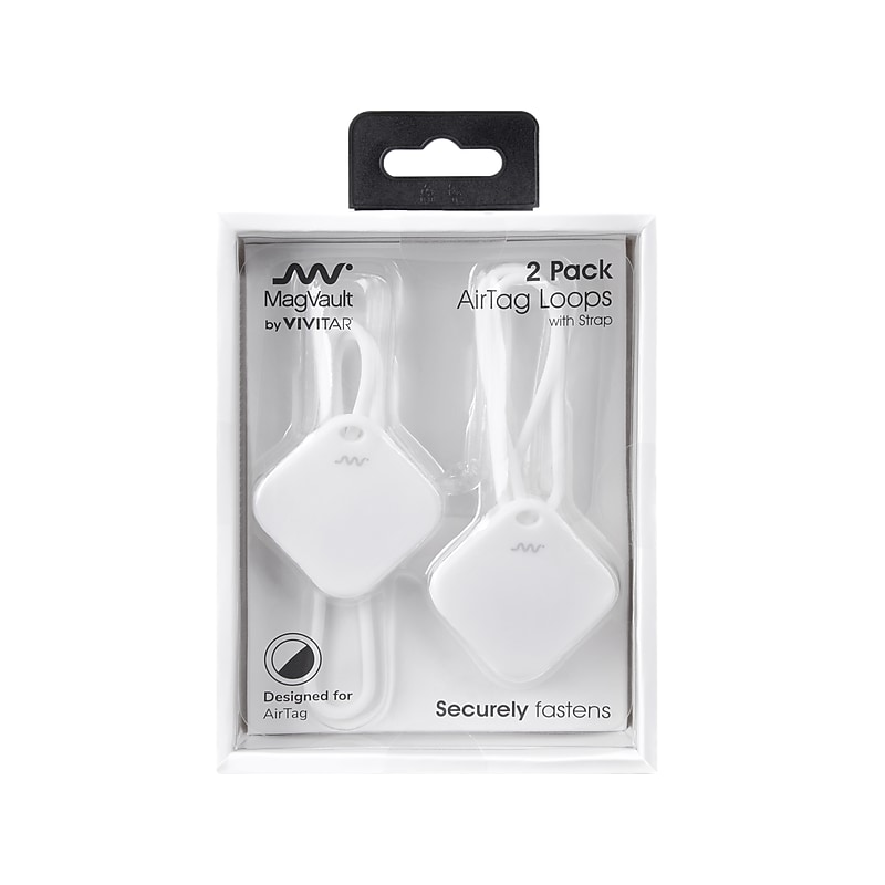 Vivitar MagVault AirTag Loop with Strap, Assorted Colors, 2/Pack (MAG4001ASST3524) image 1