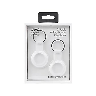 Vivitar MagVault AirTag Loop Key Chain, Assorted Colors, 2/Pack (MAG4000ASST3524)