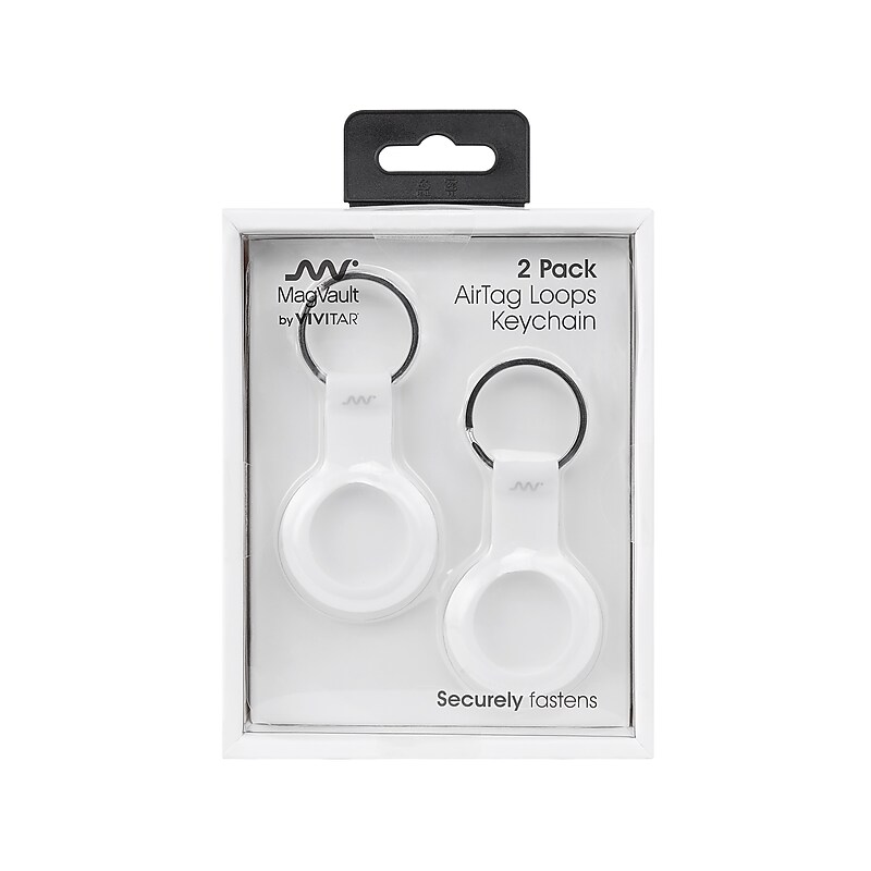 Vivitar MagVault AirTag Loop Key Chain, Assorted Colors, 2/Pack (MAG4000ASST3524) image 1
