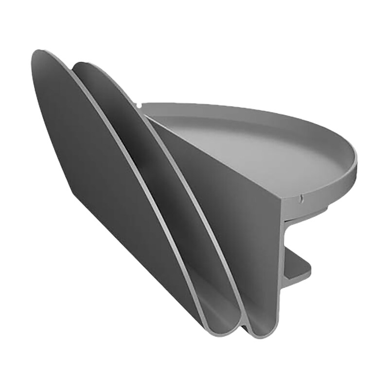 Deflect-O Standing Desk Plastic File Organizer, Gray (400003) image 1
