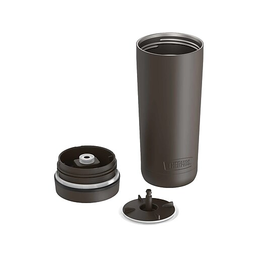Thermos Guardian Collection Tumbler, Espresso Black, 18 Oz
