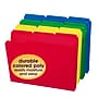 Smead Poly File Folder, 1/3-Cut- Tab Letter Size, Assorted Colors, 24/Box (10500)~#|#~sp173280019_sc7