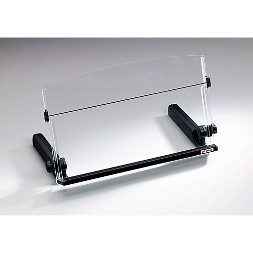 3M Document Stand with Lip & Guide Bar, Clear (DH640) Staples