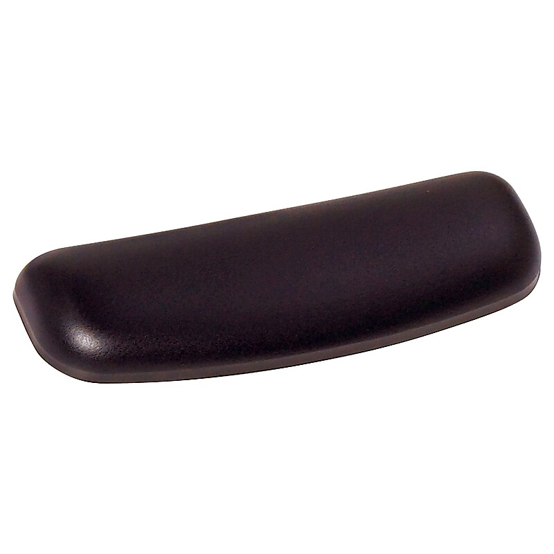 3M Gel Wrist Rest for Mouse, Black, Easy to Clean Cover, Anti-microbial Product Protection (WR305LE) image 1