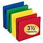 Smead Heavy Duty Poly File Pockets, 3-1/2" Expansion, Letter Size, Assorted Colors, 4/Box (73500)~#|#~sp173280255_sc7