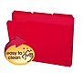 Smead Poly File Folder, 1/3-Cut- Tab Letter Size, Red, 24 per Bx (10501)~#|#~sp173280309_sc7