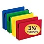 Smead Heavy Duty Poly File Pockets, 3.5" Expansion, Legal Size, Assorted, 4/Box (73550)~#|#~sp173280355_sc7