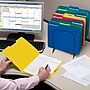 Smead Poly File Folder, 1/3-Cut- Tab Letter Size, Blue, 24/Bx (10503)~#|#~sp173280430_sc7