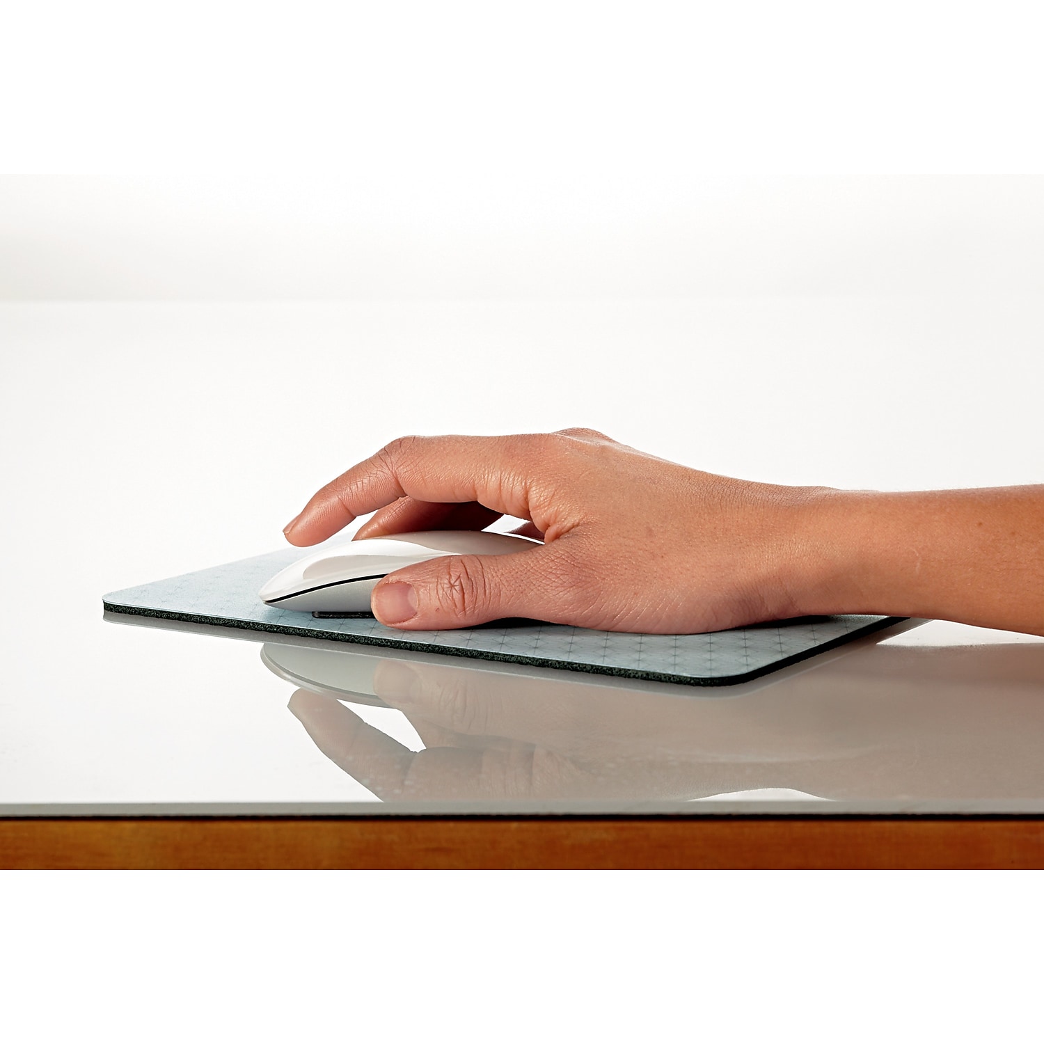 3M Precise Mouse Pad Nonskid Back 9 x 8 Gray/Bitmap MP114BSD1 - 第 9/9 張圖片