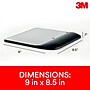 3M™ Precise™ Mouse Pad with Gel Wrist Rest, Interlace, Optical Mouse Performance, Battery Saving Design (MW85B)~#|#~sp173281592_sc7