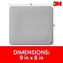 3M™ Precise™ Foam Non-Skid Mouse Pad, White Bitmap (MP114-BSD1)~#|#~sp173281656_sc7