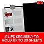 3M Document Holder Mount with Clip, Black (DH240MB)~#|#~sp173281695_sc7