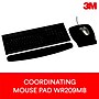 3M Mouse Pad with Foam Wrist Rest, Black, Durable Fabric Cover, Anti-microbial Product Protection (MW209MB)~#|#~sp173281803_sc7
