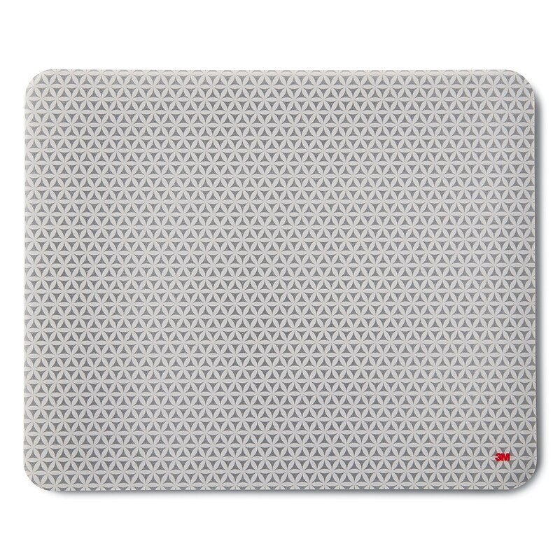3M™ Precise Bitmap Mouse Pad with Adhesive Back, Non-Skid, Gray (MP200PS) image 1