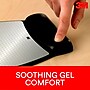 3M™ Precise Vertex Mouse Pad with Gel Wrist Rest, Non-Skid Base, Black/Silver (MW310LE)~#|#~sp173281910_sc7