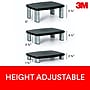 3M Adjustable Monitor Stand, Holds up to 80 lbs. (MS80B)~#|#~sp173282418_sc7