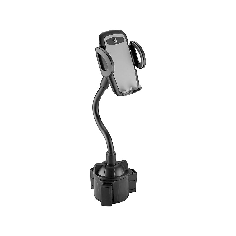 LAX Gadgets Cell Phone Cup Holder Mount, Black (CUPMNT) image 1