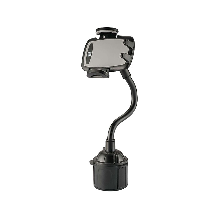 LAX Gadgets Cell Phone Cup Holder Mount, Black (CUPMNT) Staples
