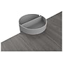 Deflect-O Standing Desk ABS Plastic Small Desk Organizer, Gray (400001)~#|#~sp173282964_sc7