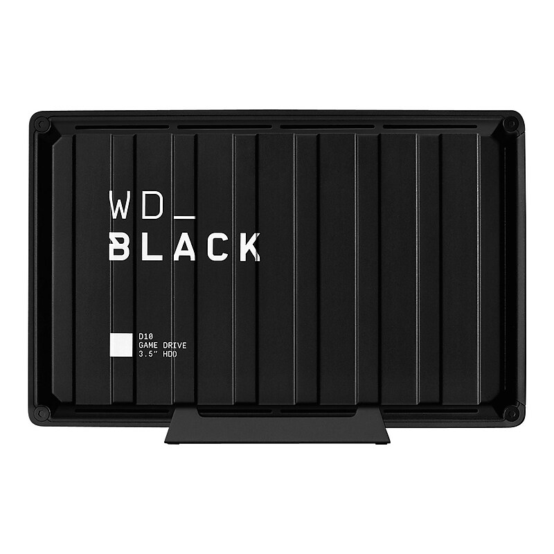 WD WD_BLACK D10 Game Drive 8TB External Portable Hard Drive, Black (WDBA3P0080HBK-NESN) image 1
