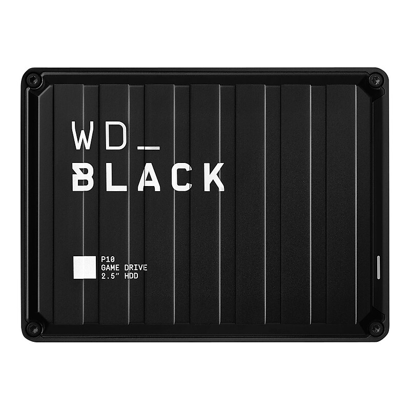 WD WD_BLACK P10 Game Drive 4TB External Portable Hard Drive, Black (WDBA3A0040BBK-WESN) image 1