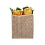 LunchSkins Chevron XL Sandwich Bag with Resealable Stickers, Kraft/Black, 50/Box (860000586764)~#|#~sp173362594_sc7