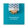 LunchSkins Shark Peel & Seal Sandwich Bag with Closure Strip, White/Blue, 50/Box (854735005904)~#|#~sp173362771_sc7
