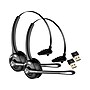 Delton Noise Canceling Bluetooth On Ear Mobile Headset, Black, 2/Pack (DBTHEAD10XBTDLX2)~#|#~sp173858062_sc7