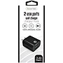 iEssentials Dual USB Wall Charger, 2.4-Amp, Black, (IEN-AC22A-BK)~#|#~sp173964678_sc7