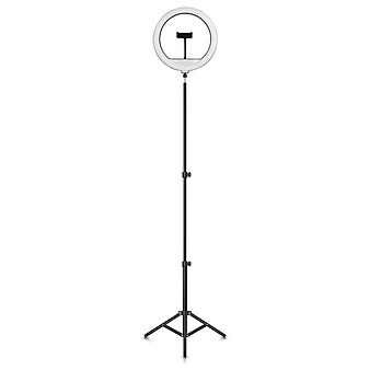 Supersonic PRO Live Stream 14-Inch LED Selfie Ring Light with Floor Stand (SC-2410SR)