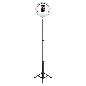 Supersonic PRO Live Stream 14-Inch LED Selfie Ring Light with Floor Stand (SC-2410SR)