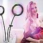 Supersonic PRO Live Stream Double 8" LED Selfie RGB Ring Light with Tripod Stand (SC-2710SR)~#|#~sp173965110_sc7