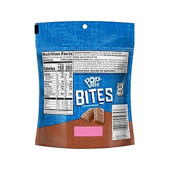 Kellogg's Pop-Tarts Bites Frosted Chocolatey Fudge Toaster Pastries, 3.5 oz., 6/Carton (KEE25073)