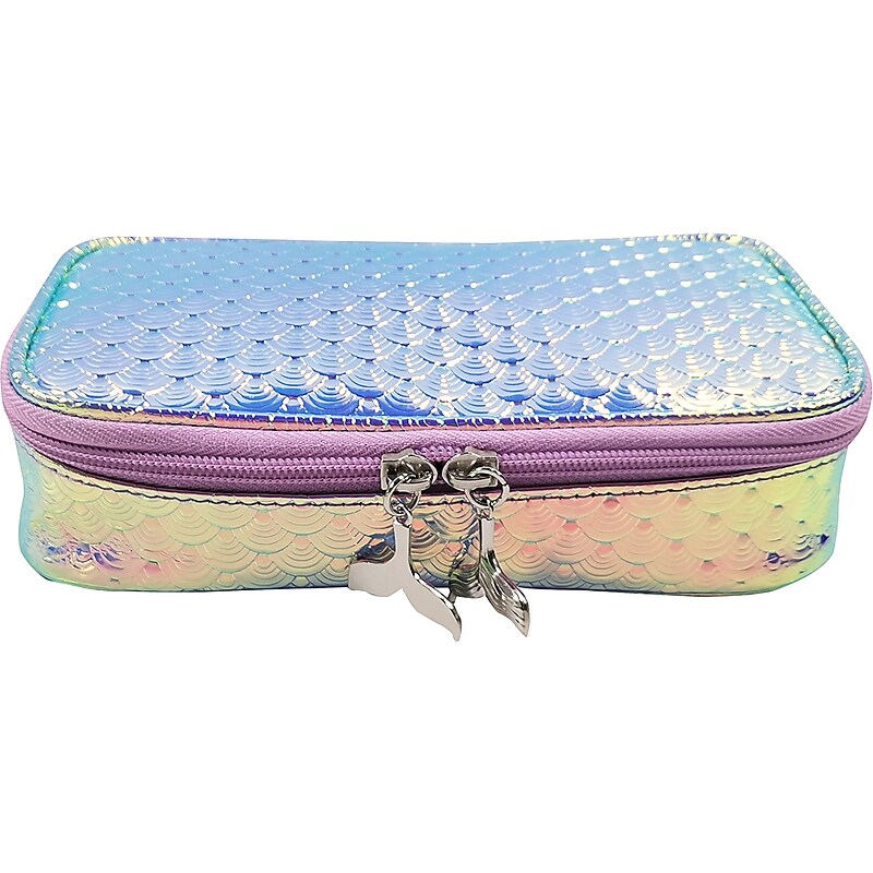 RedStone Beauty Zipper Polyester/PU Pencil Case, Assorted Colors (RSG210847A) image 1