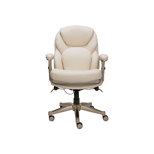 Serta Claremont Ergonomic Faux Leather Swivel Executive Chair with Back in Motion Technology